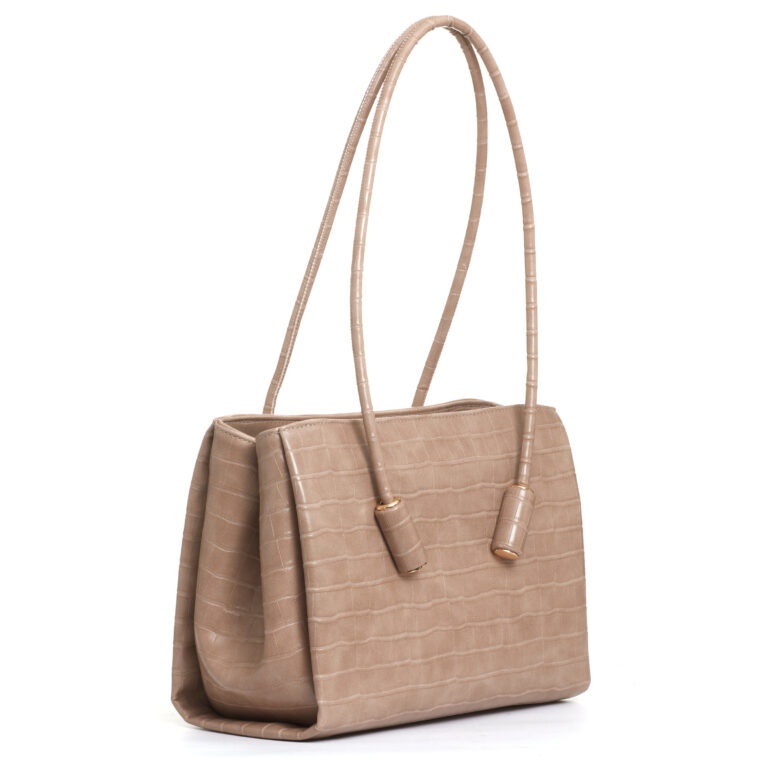 Sorelle Perego borsa in cocco taupe Limitato a 3 giorni