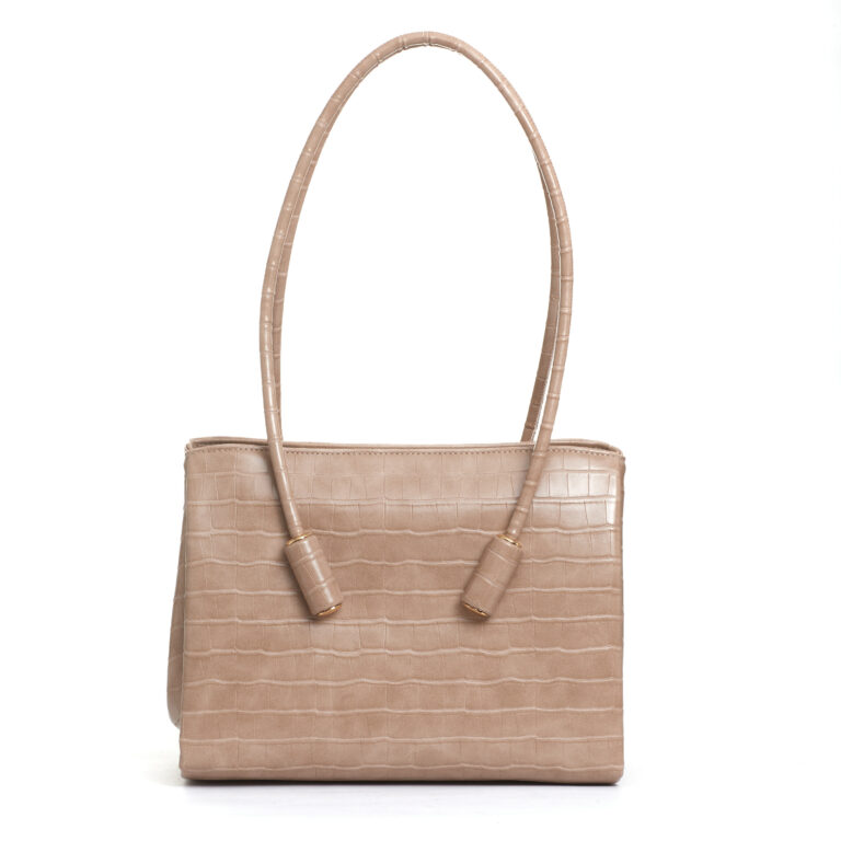 Sorelle Perego borsa in cocco taupe Limitato a 3 giorni