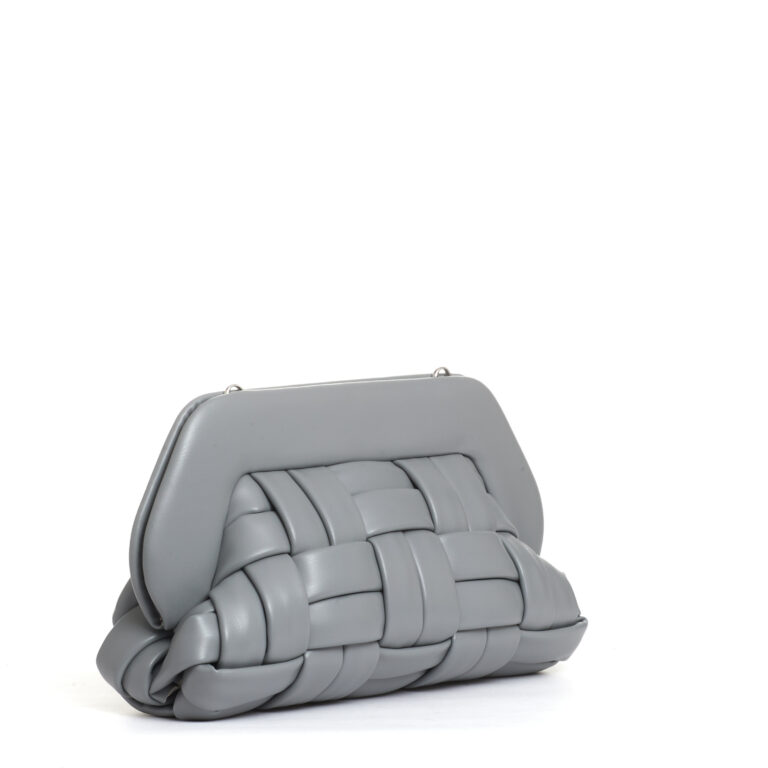 Sorelle Perego clutch intreccio grigio 2025