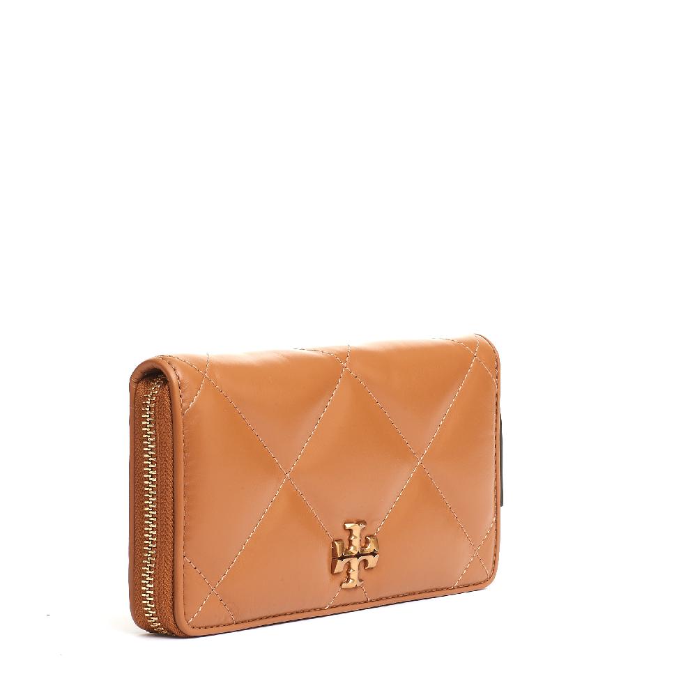 Sorelle Perego zip continental color cuoio Nuovo