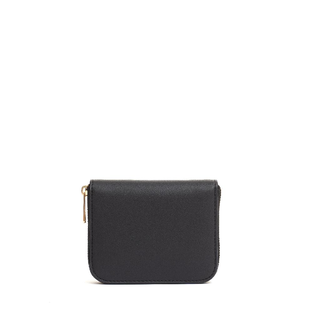 Sorelle Perego small zip portafoglio nero Pezzi Unici