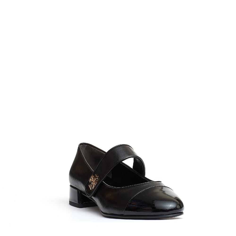 Sorelle Perego mary jane nera con tacco 5 cm Fino Al -60%