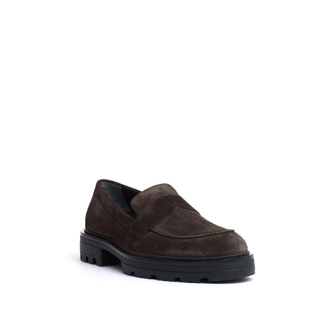 Sorelle Perego mocassino camoscio marrone carroarmato Prezzo Ridotto