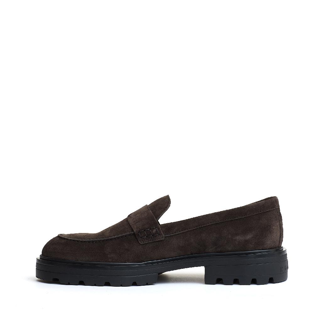 Sorelle Perego mocassino camoscio marrone carroarmato Prezzo Ridotto