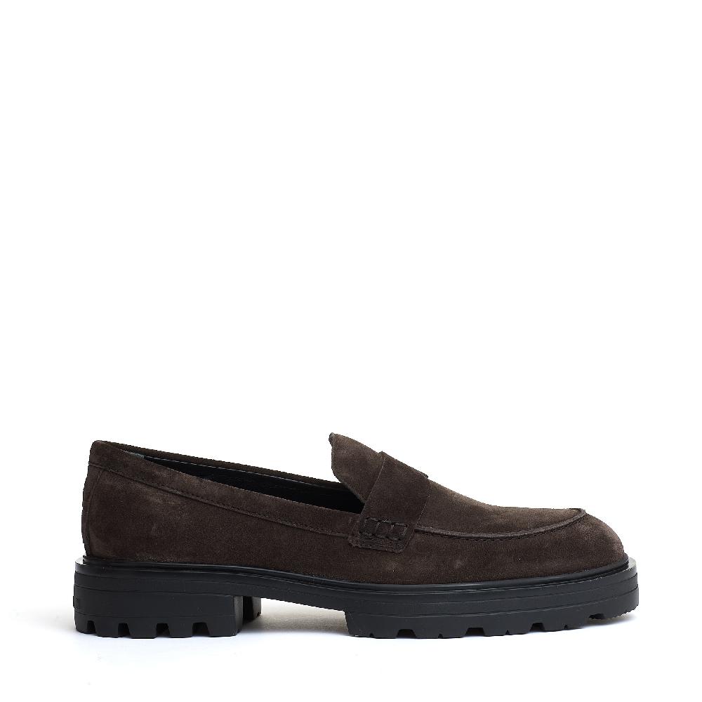 Sorelle Perego mocassino camoscio marrone carroarmato Prezzo Ridotto