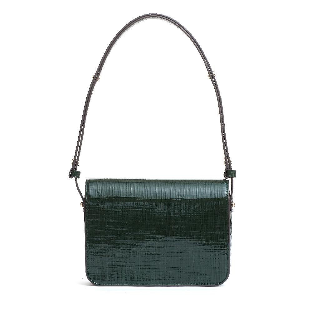 Sorelle Perego robinson crosshatched spazzolato verde Outlet