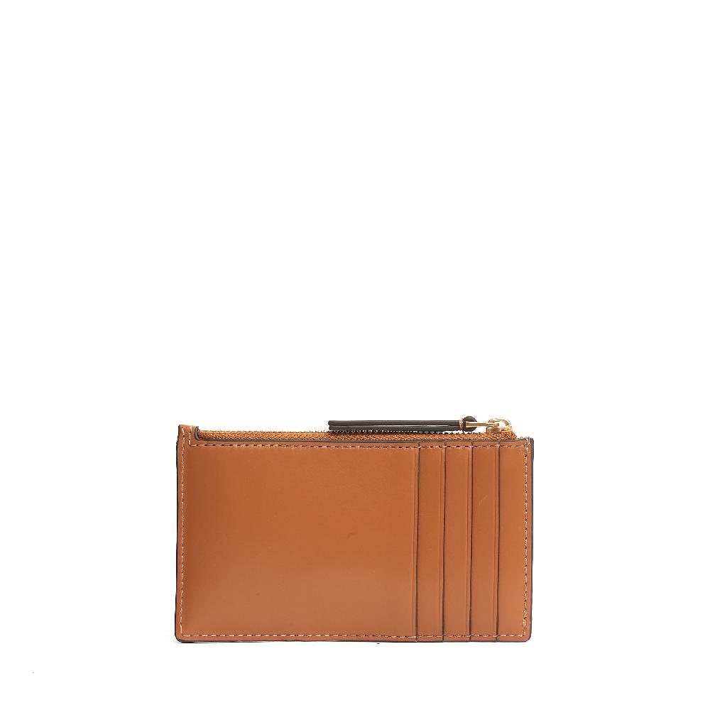 Sorelle Perego zip card case cuoio Sconto di tempo limitato