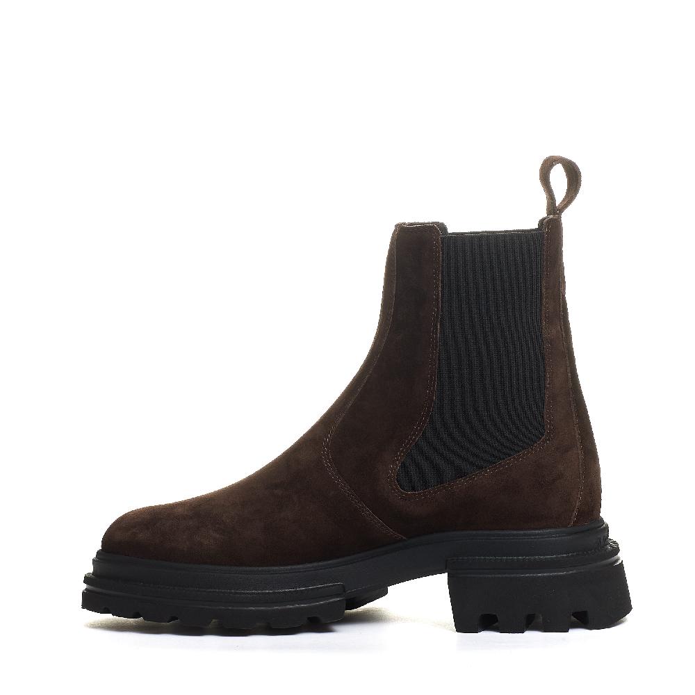 Sorelle Perego chelsea boot elastico camoscio marrone Vendite stagionali