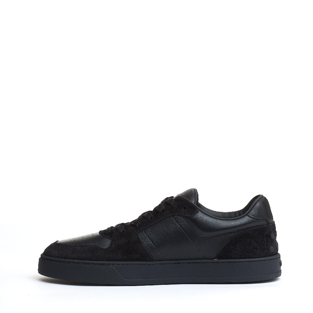 Sorelle Perego sneakers basket camoscio e pelle nera Black Friday