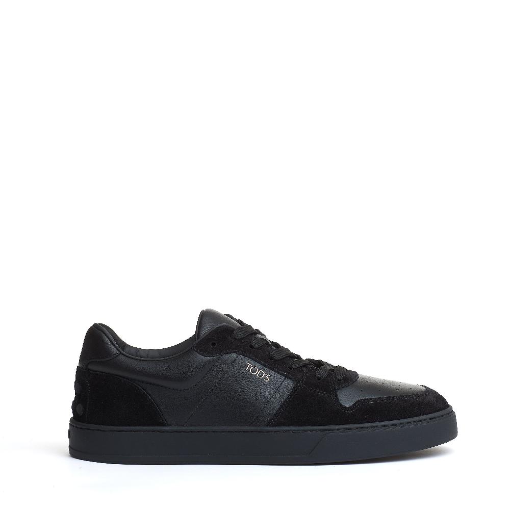 Sorelle Perego sneakers basket camoscio e pelle nera Black Friday
