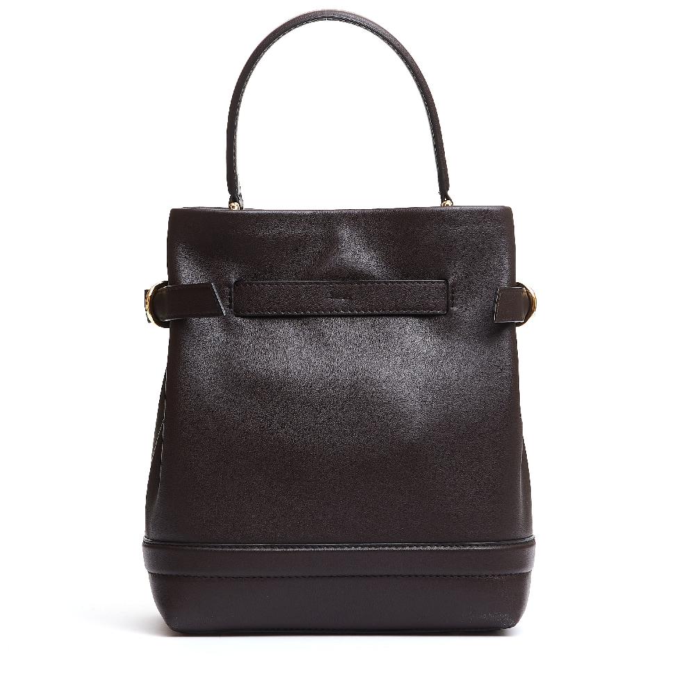 Sorelle Perego Secchiello piccolo in pelle marrone Offerta natalizia