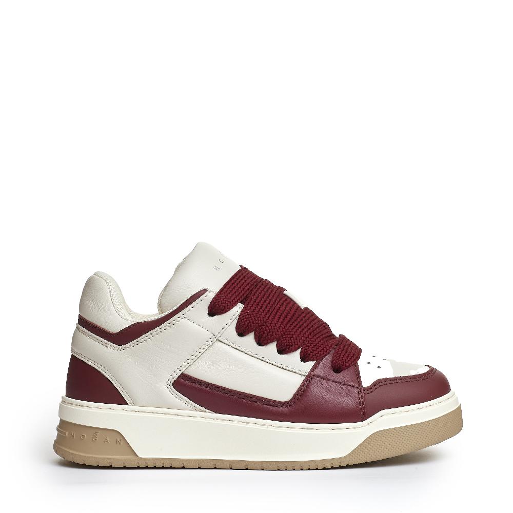 Sorelle Perego Chamallow pelle bianca bordeaux Smaltimento dello stoccaggio