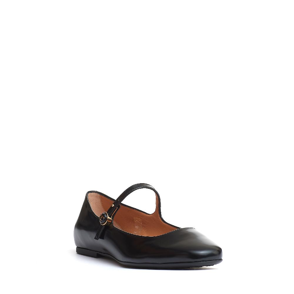 Sorelle Perego ballerina cinturino pelle nera Offerta migliore