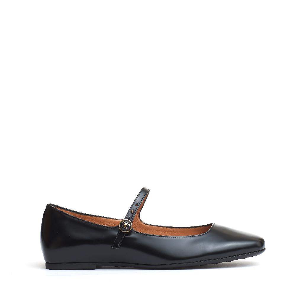 Sorelle Perego ballerina cinturino pelle nera Offerta migliore