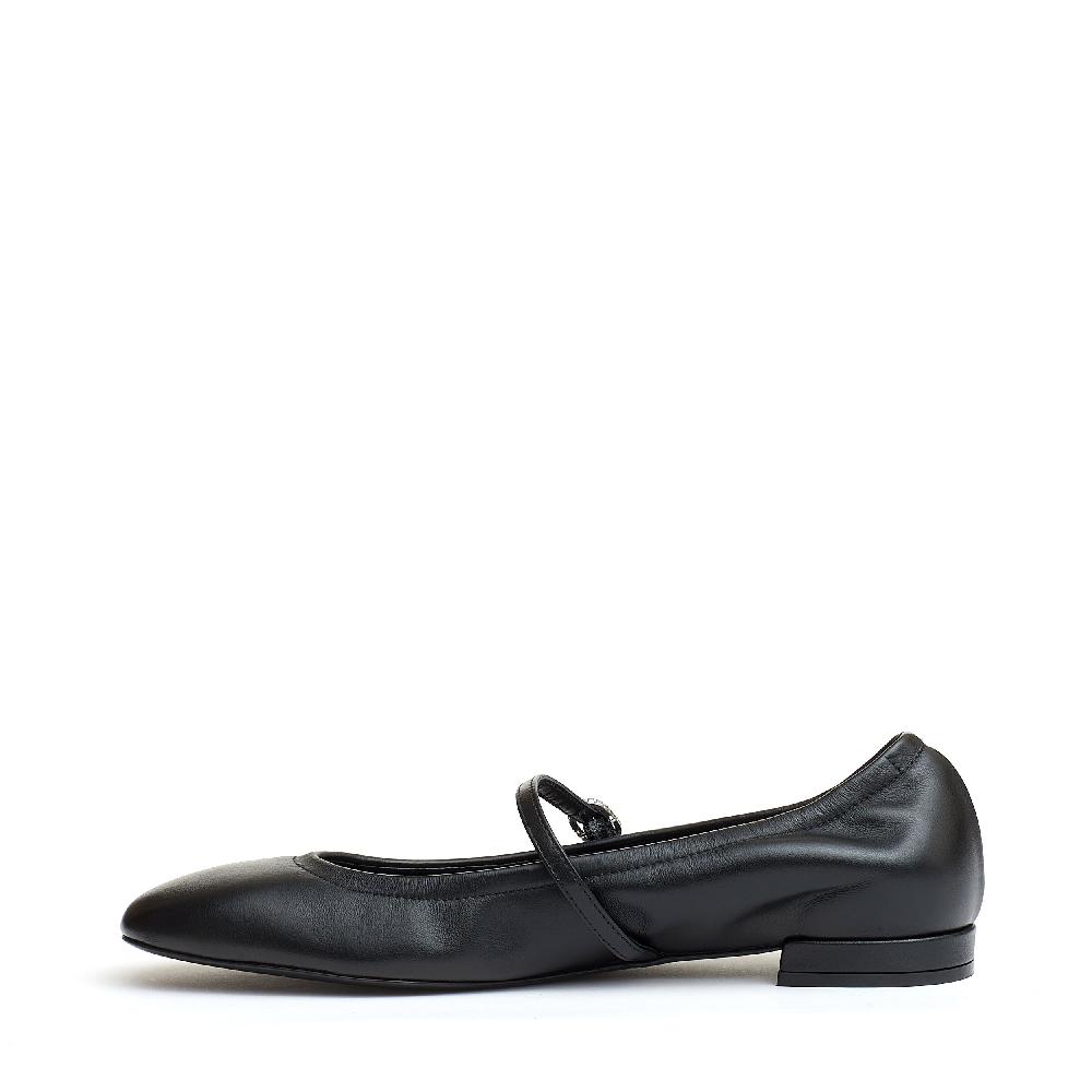 Sorelle Perego ballerina con cinturino pelle nera Latest fashion