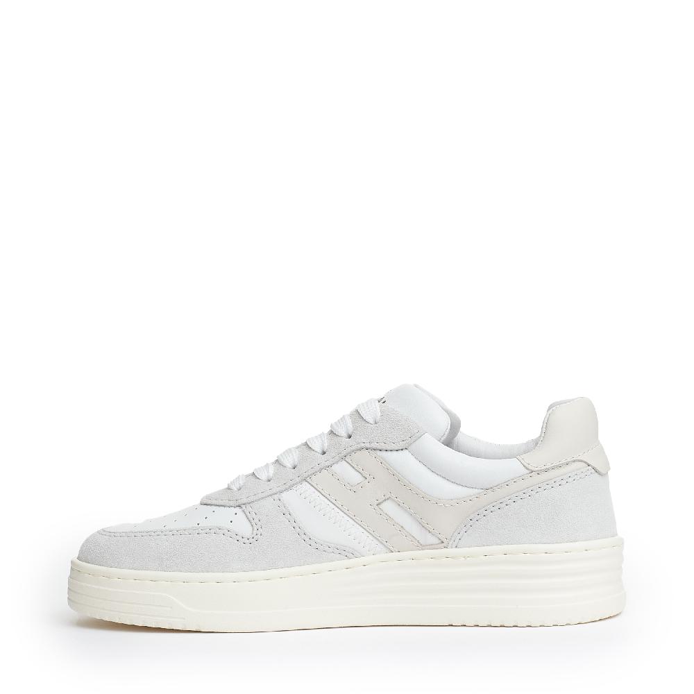 Sorelle Perego basket camoscio grigo e bianco Online Outlet