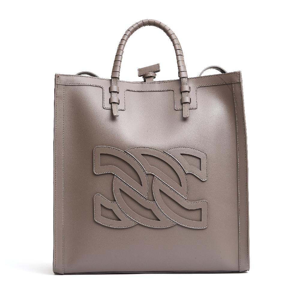 Sorelle Perego Shopping logo in pelle carobou Fino al 55% di sconto