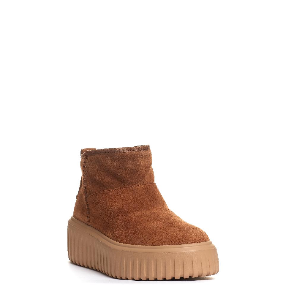Sorelle Perego h stripes low boot camoscio cuoio In vendita