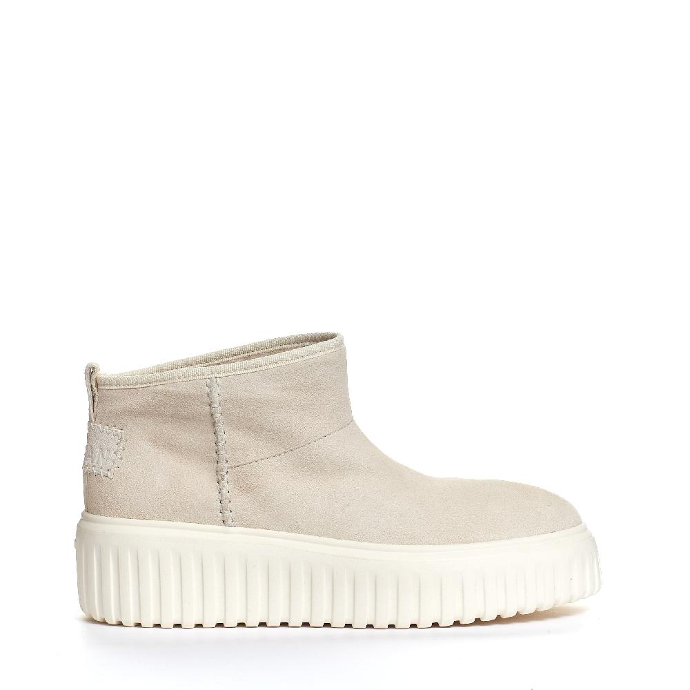 Sorelle Perego boot basso camoscio beige chiaro Qualità