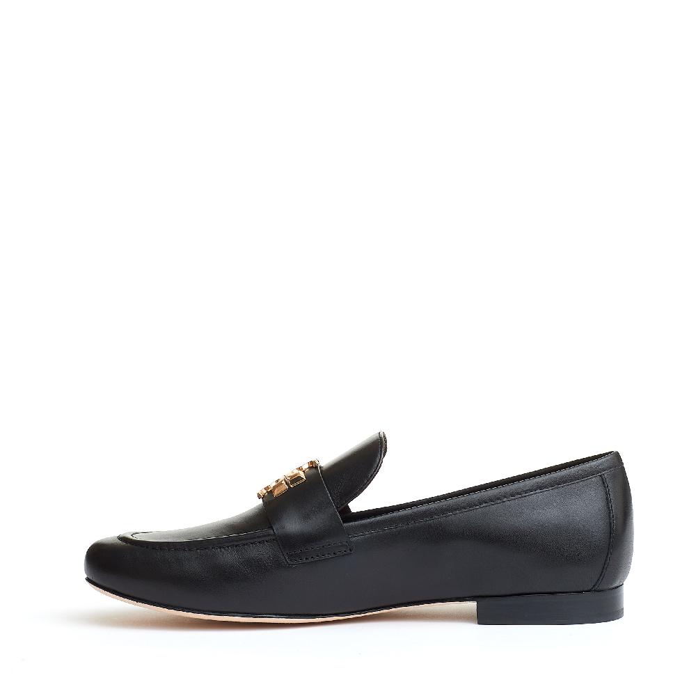 Sorelle Perego mocassino Eleanor pelle nera logo Acquista Ora