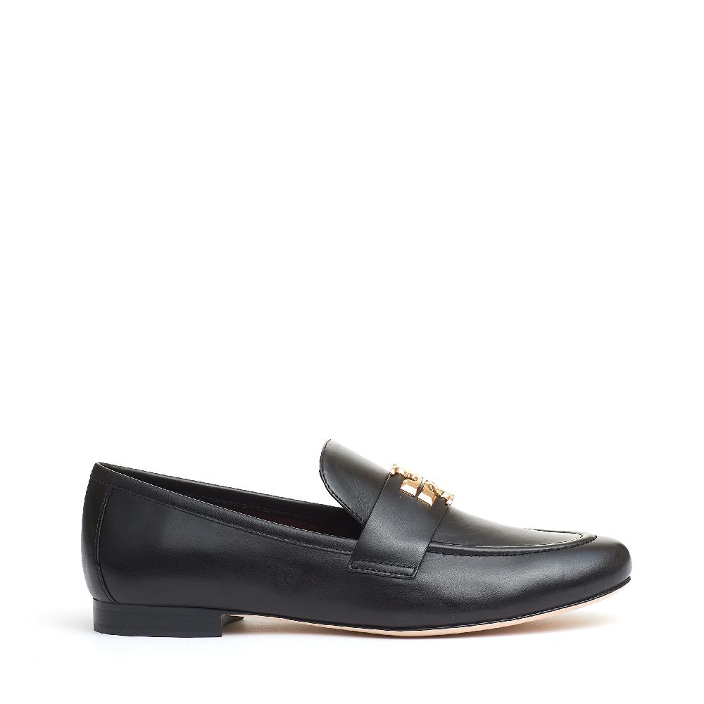Sorelle Perego mocassino Eleanor pelle nera logo Acquista Ora