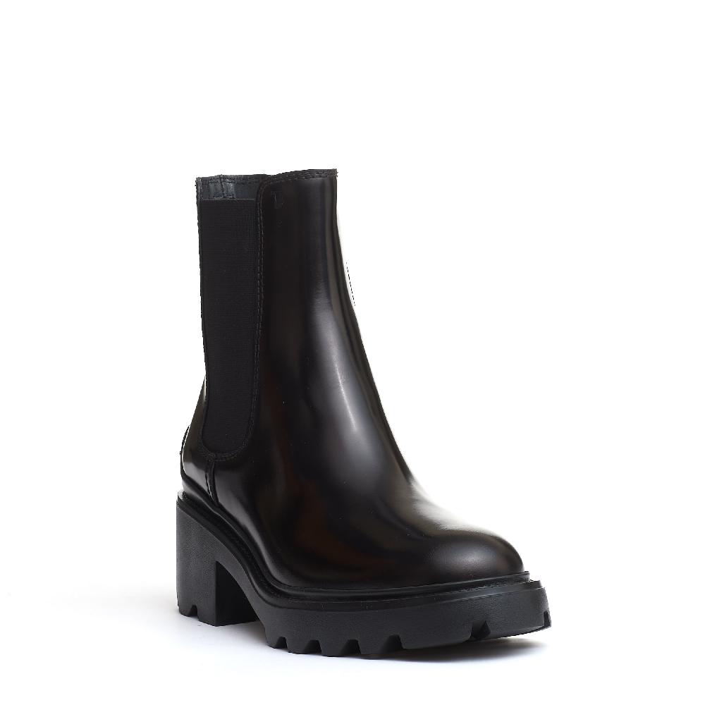 Sorelle Perego stivaletto pelle nero carroarmato 60 mm Fino Al -60%