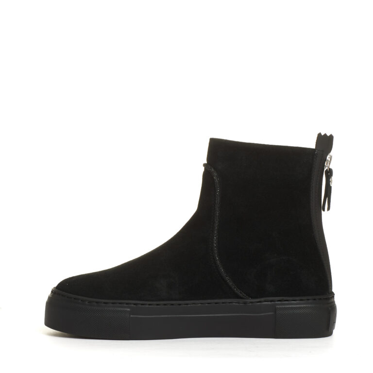 Sorelle Perego beatles camoscio nero e glitter Sconto