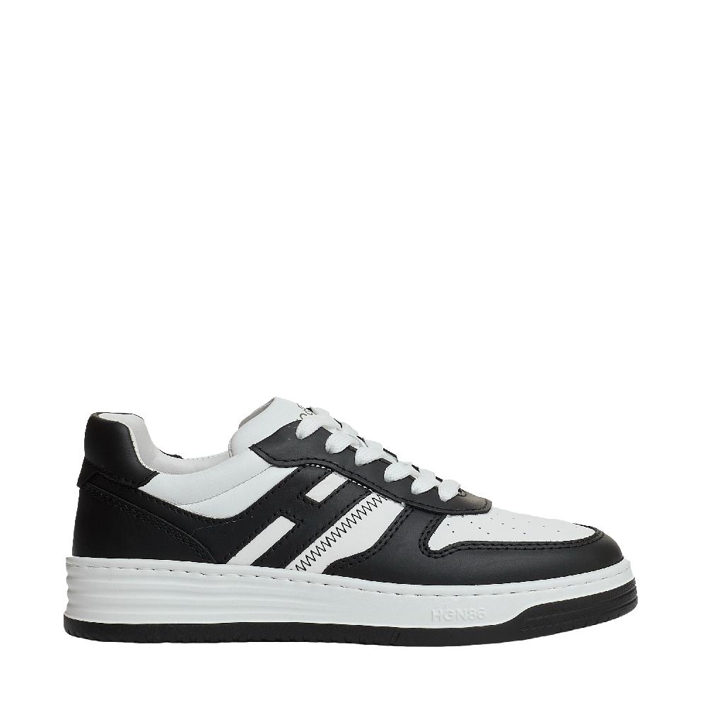 Sorelle Perego basket pelle bianco nero Online