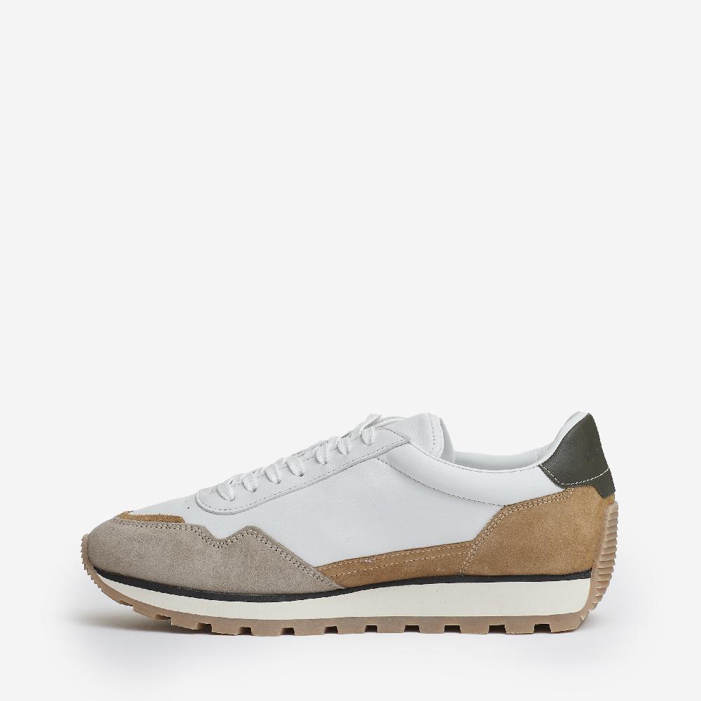 Sorelle Perego running 86er camoscio pelle bianco beige Offerta speciale