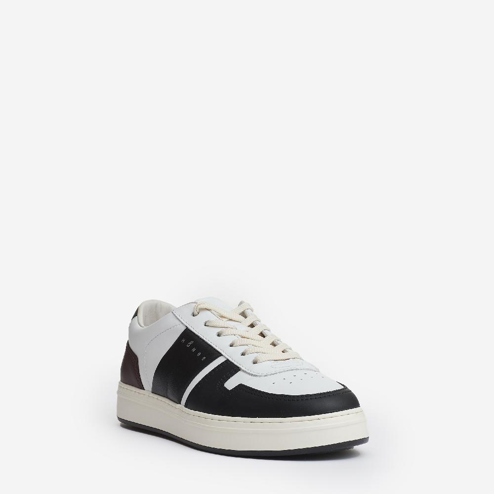 Sorelle Perego H TV sneakers pelle bianco nero Grande vendita