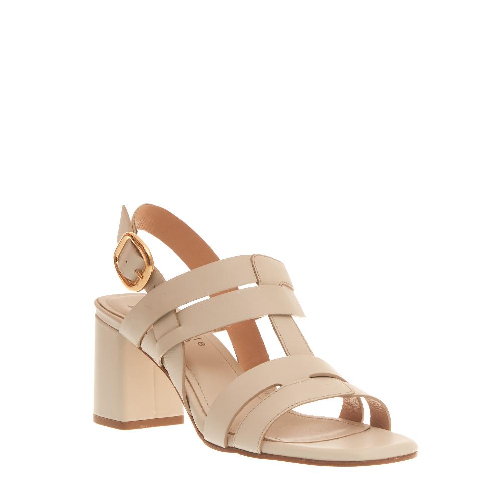 Sorelle Perego sandalo tacco 70 mm latte Offerta esclusiva