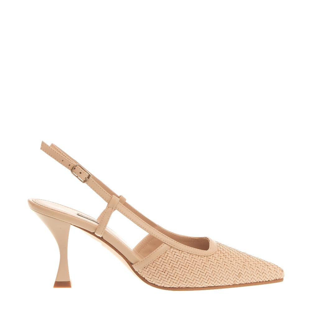 Sorelle Perego slingback intreccio beige Cyber Monday