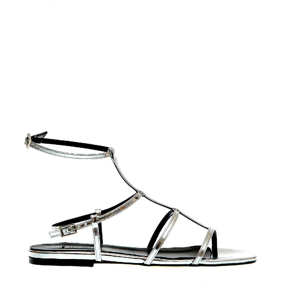 Sorelle Perego sandalo basso lintini argento Fino al 65% di sconto