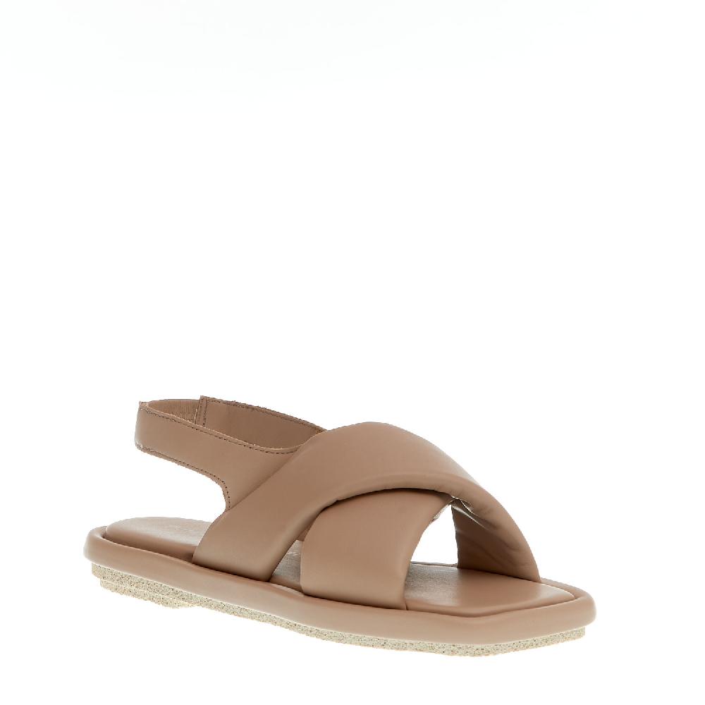 Sorelle Perego sandalo incrocio pelle nude Fino al 55% di sconto