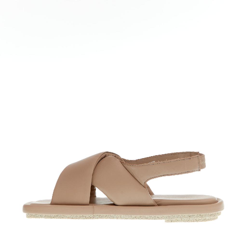 Sorelle Perego sandalo incrocio pelle nude Fino al 55% di sconto