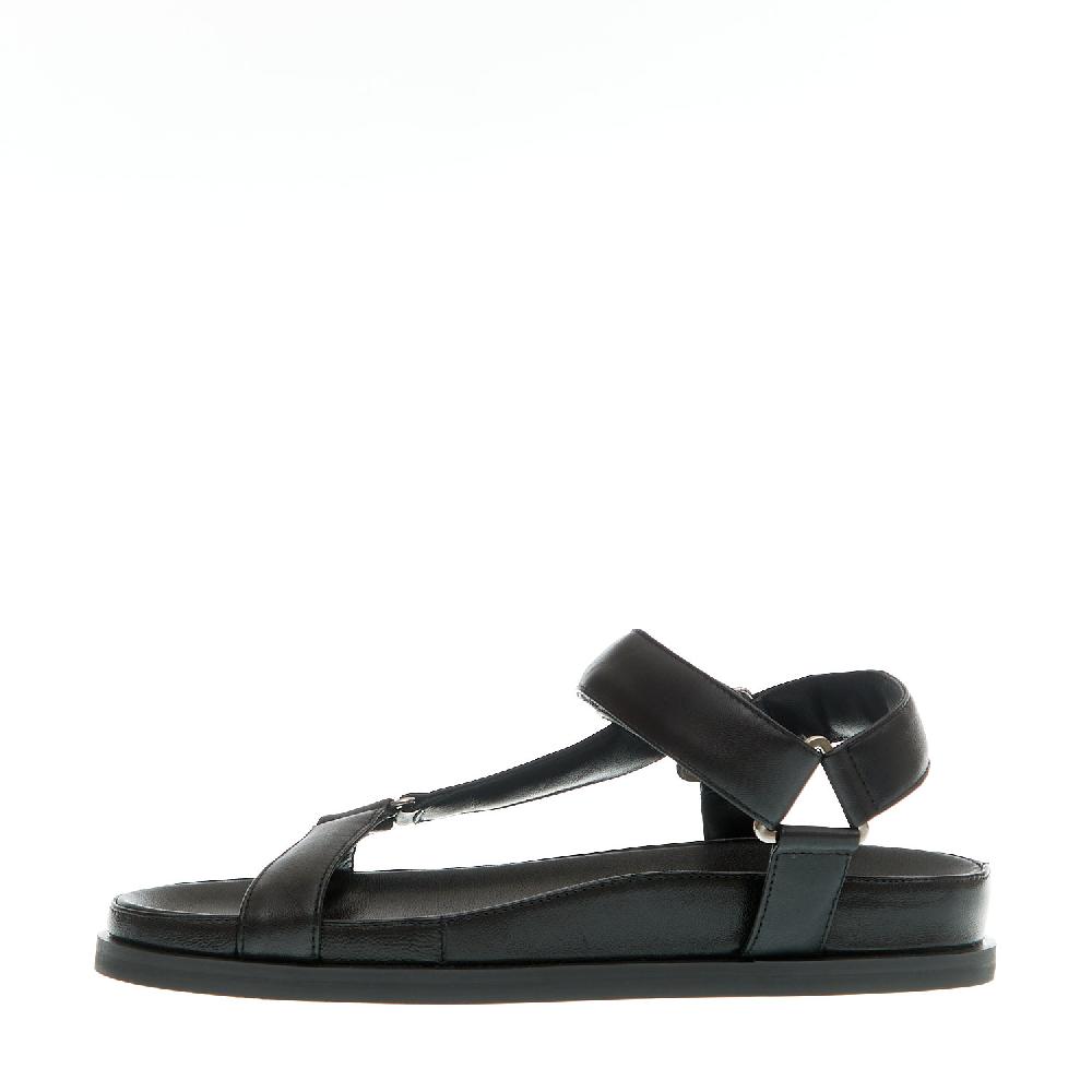 Sorelle Perego sandalo anatomico nero fibbie Super sconto