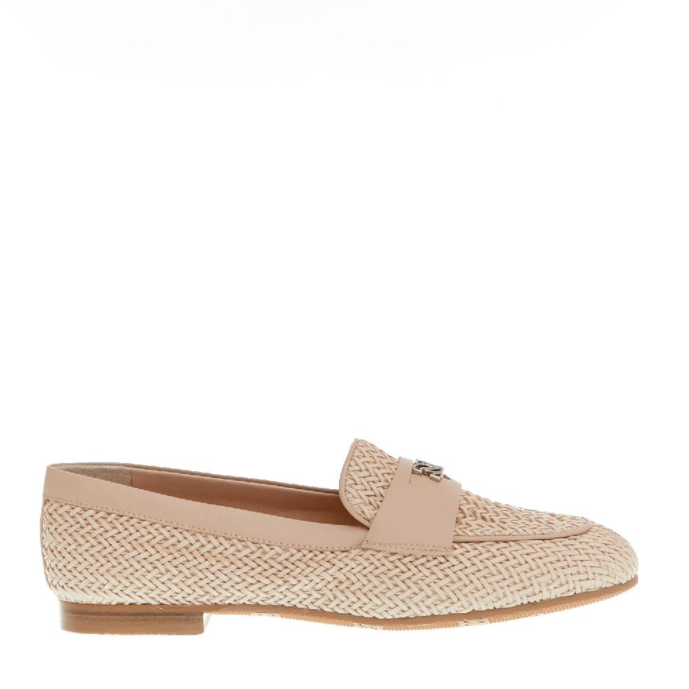 Sorelle Perego mocassino intreccio nude 50% di sconto con spedizione gratuita