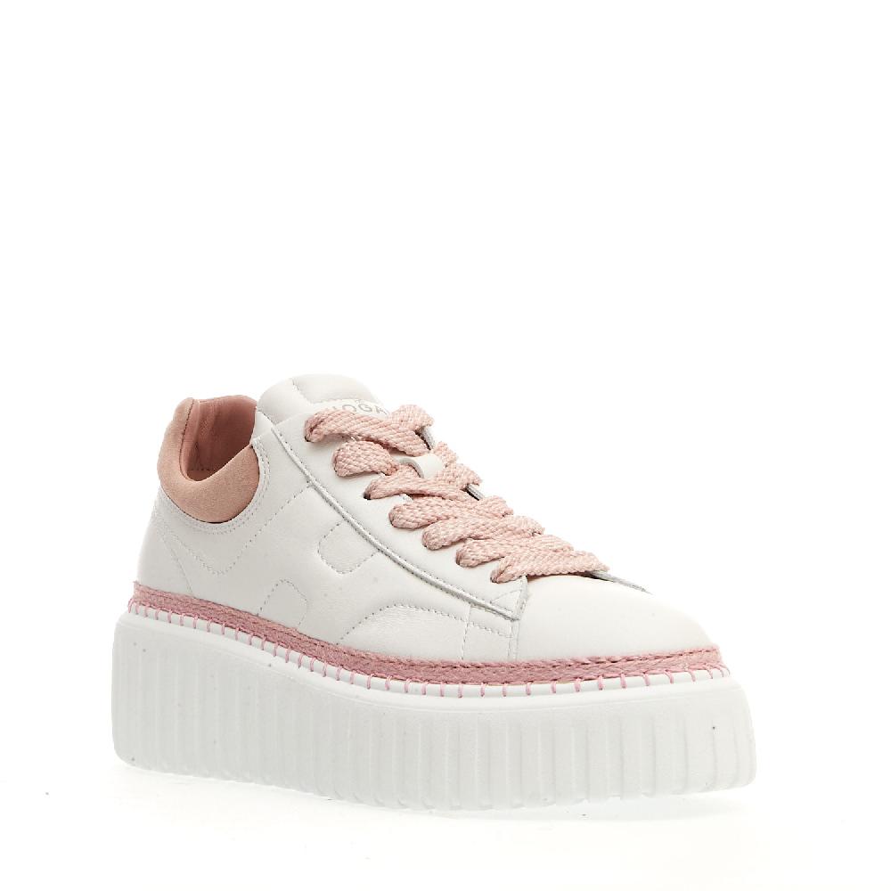 Sorelle Perego h stripe bianca e rosa Offerte
