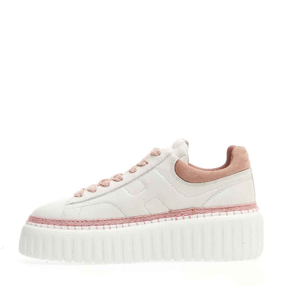 Sorelle Perego h stripe bianca e rosa Offerte