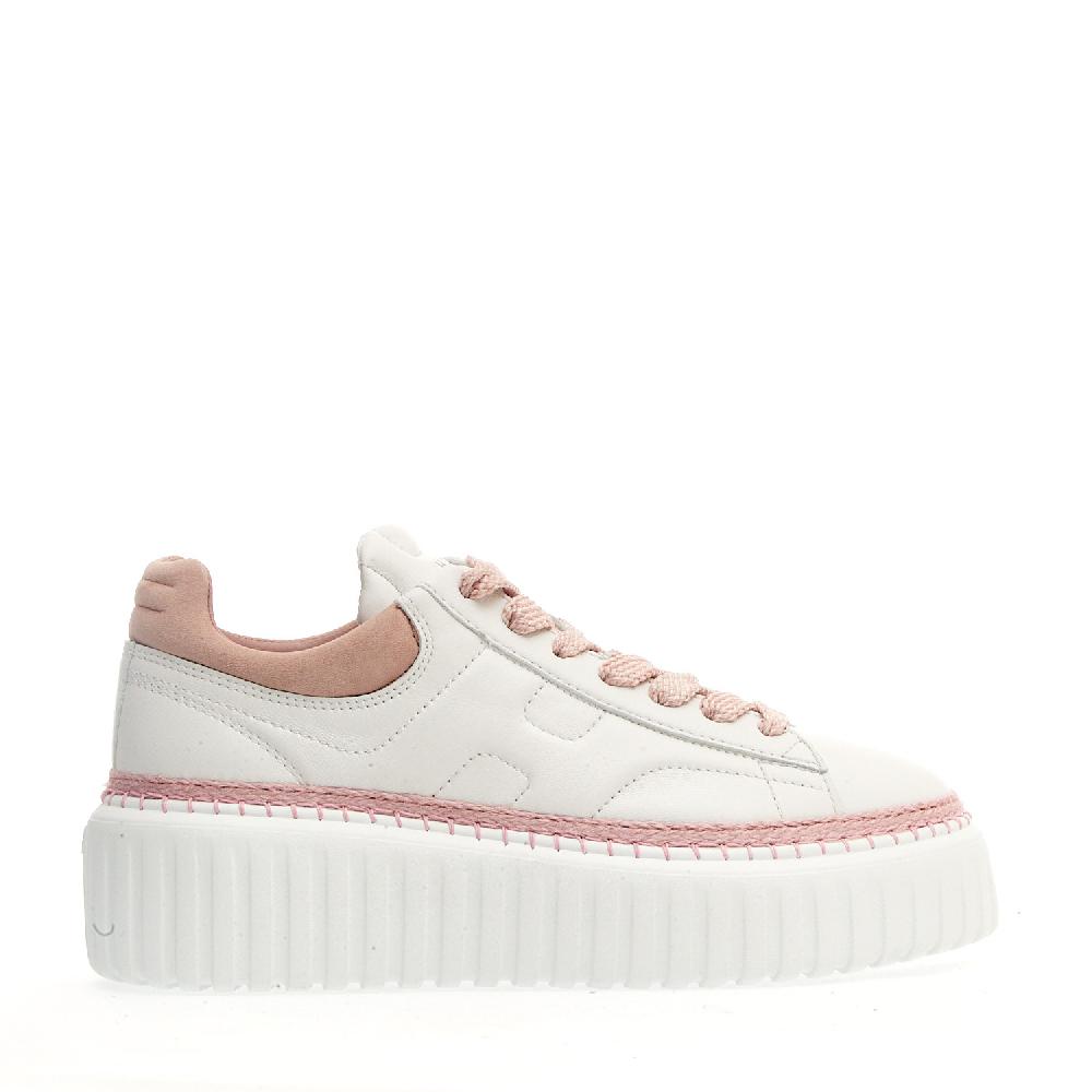 Sorelle Perego h stripe bianca e rosa Offerte