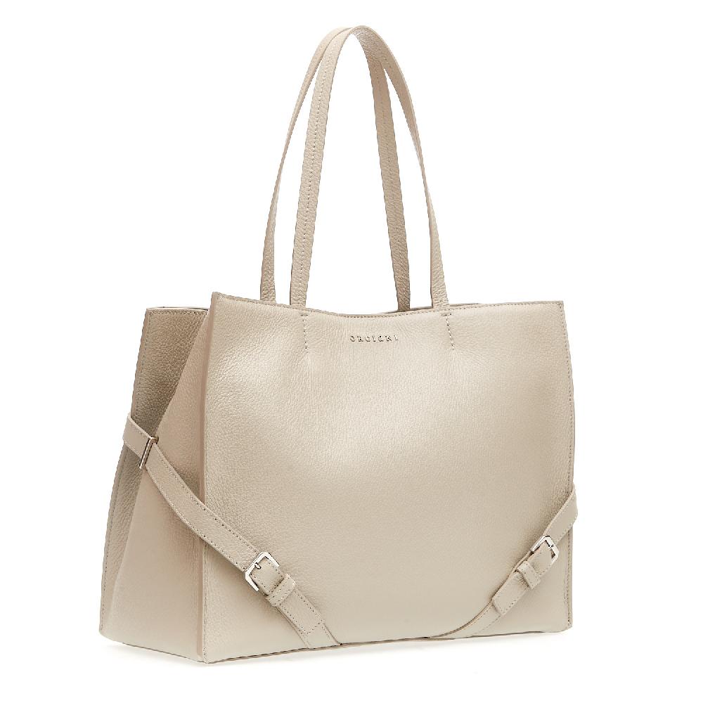 Sorelle Perego Le Sac in pelle bianca Vendita Economica