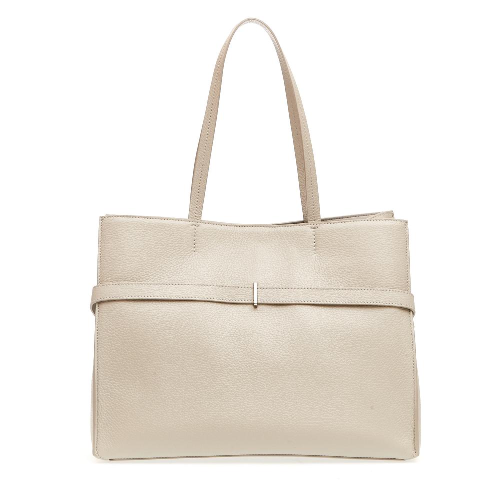 Sorelle Perego Le Sac in pelle bianca Vendita Economica