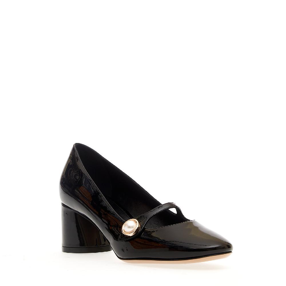 Sorelle Perego mary jane vernice nera tacco 50 mm I Più Venduti