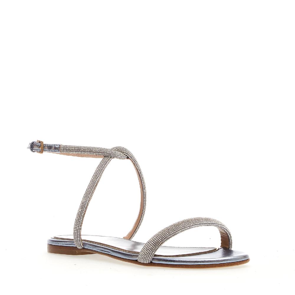 Sorelle Perego sandalo basso strass argento Vendite stagionali