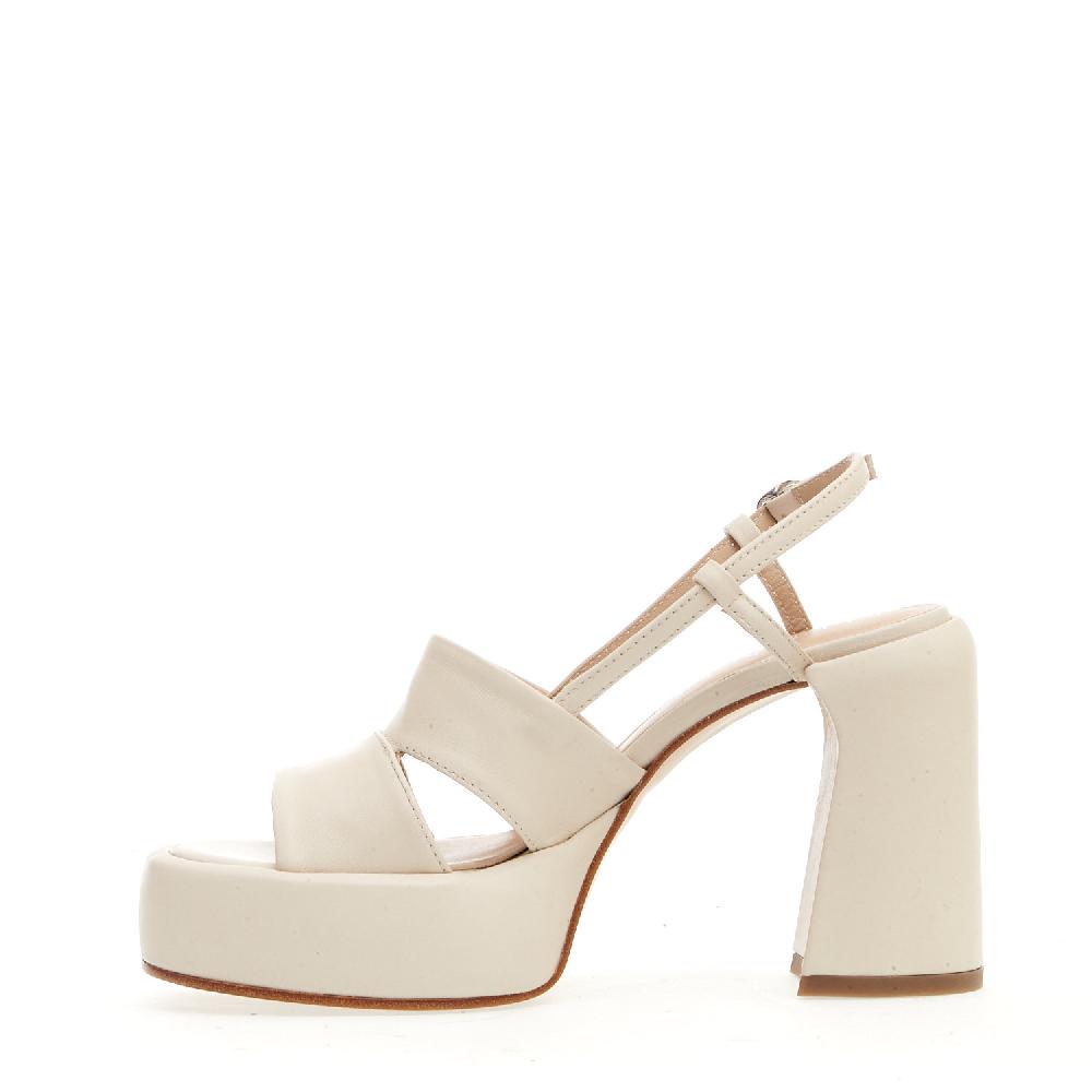 Sorelle Perego sandalo platò pelle osso Latest fashion