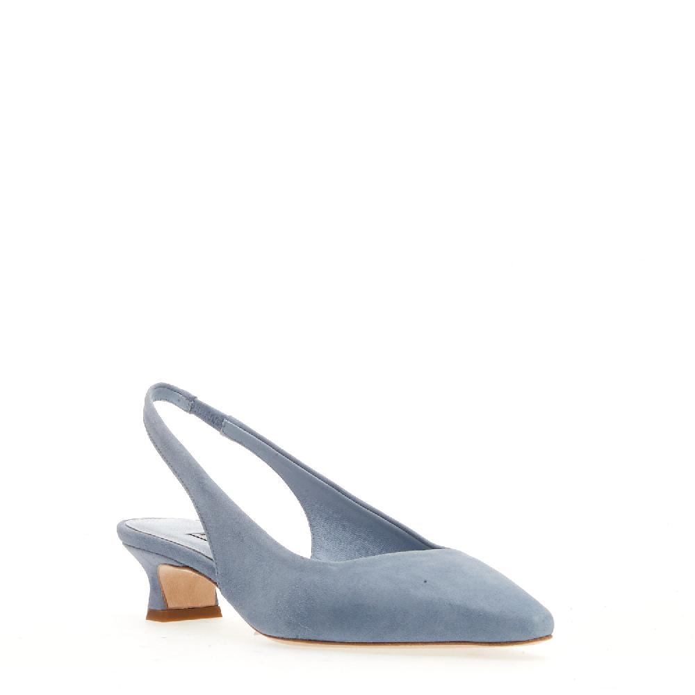 Sorelle Perego slingback camoscio jeans Offerte giornaliere