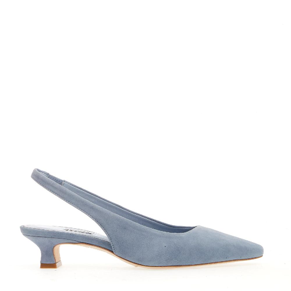 Sorelle Perego slingback camoscio jeans Offerte giornaliere