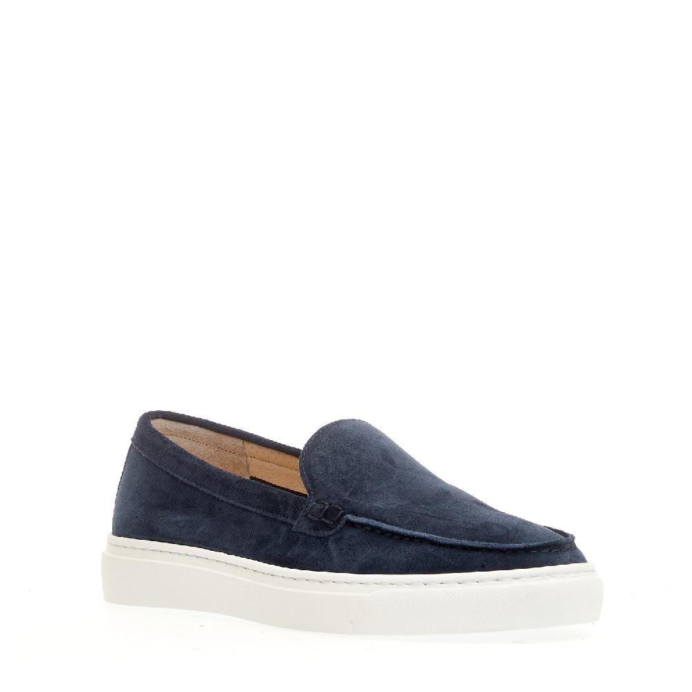 Sorelle Perego slipon camoscio blu Ultimi tre giorni