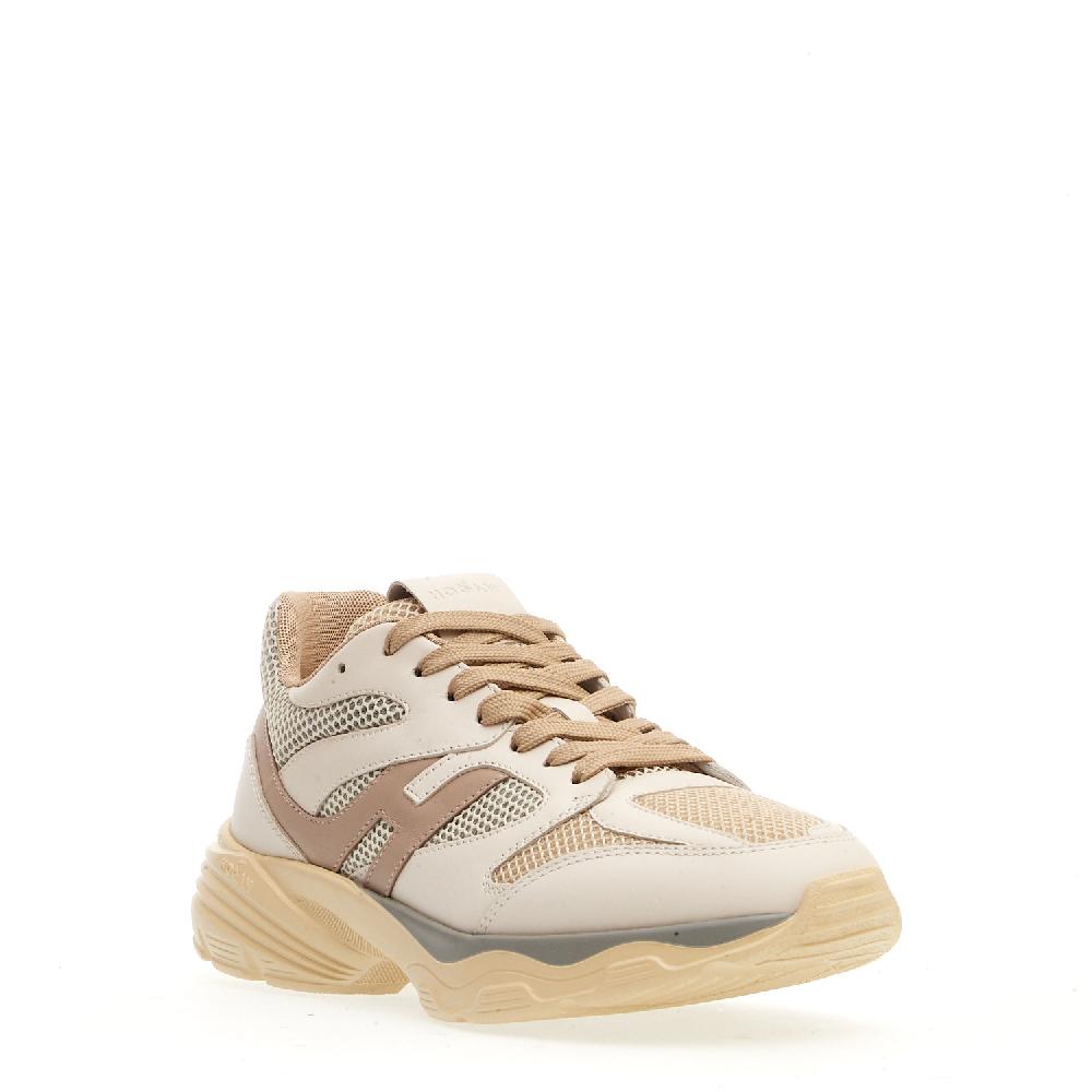 Sorelle Perego sneakers H665 in pelle bianca rete grigio Fino al 60% di sconto