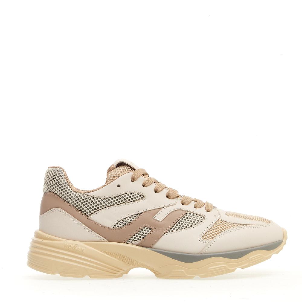 Sorelle Perego sneakers H665 in pelle bianca rete grigio Fino al 60% di sconto